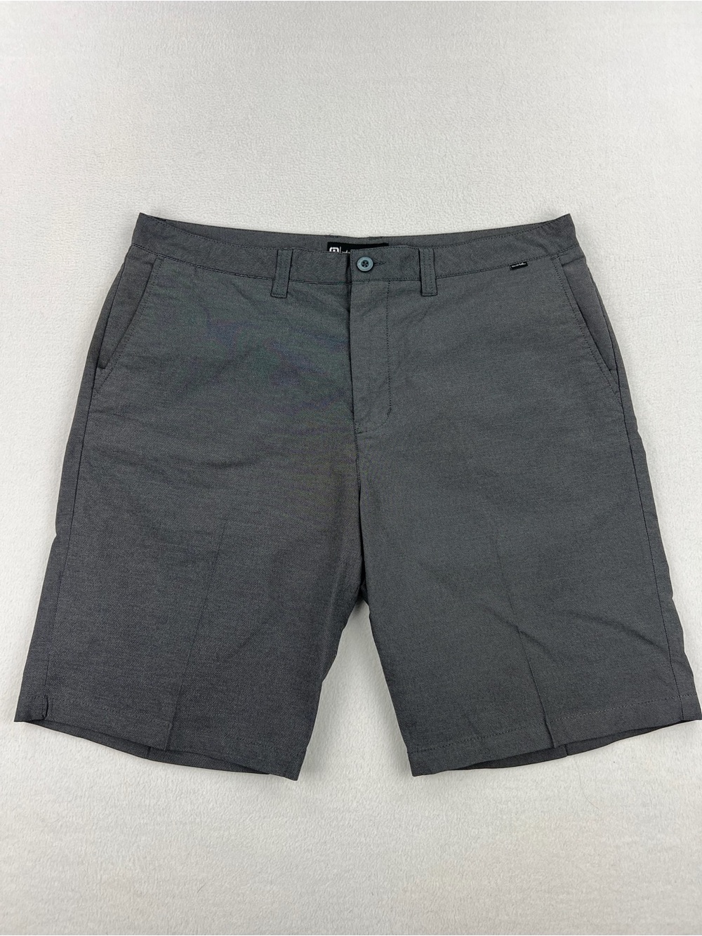 Travis Mathew Mens Dark Charcoal Gray Performance Golf Shorts 10” Men Size 38